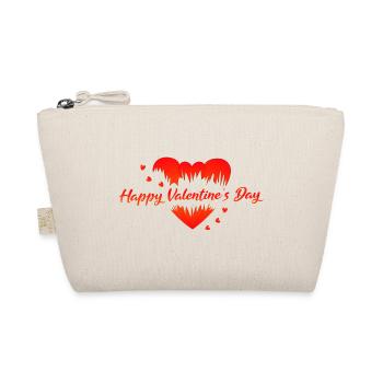 Saint-Valentin Cœurs rouges - Trousse biologique - nature - Devant