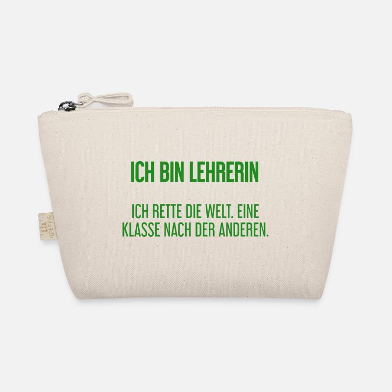 Ich bin Lehrerin - ich rette die Welt Bio-Täschchen