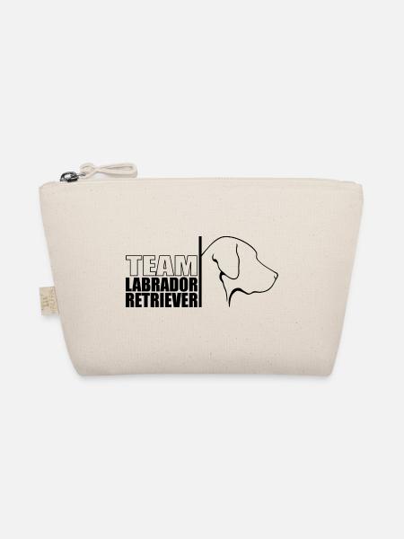 TEAM Labrador Retriever Hunde Hund Labbi Wilsigns - Bio-Täschchen - Natur