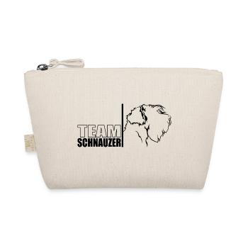 TEAM Schnauzer Hunde Hund Wilsigns - Bio-Täschchen - Natur - Vorne