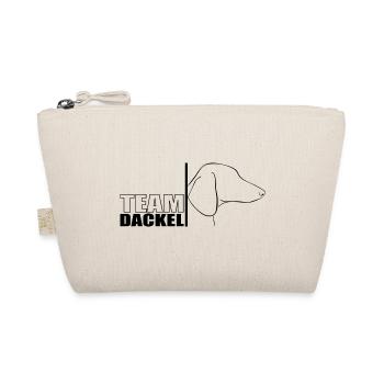 TEAM Dackel Hunde Hund Wilsigns - Bio-Täschchen - Natur - Vorne