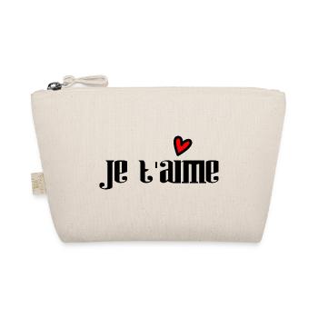 LOVE. COUPLE. JUST MARRIED. Bachelorette party. VALENTINE'S DAY. - Organic Pouch - nature - Front