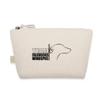 TEAM Italienisches Windspiel Hunde Hund Wilsigns - Bio-Täschchen - Natur - Vorne
