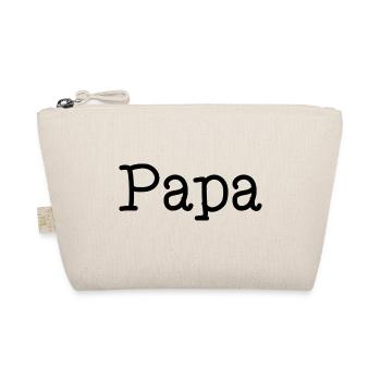 PAPY. FÊTE DES PÈRES. BONNE FÊTE PAPY. JE T'AIME. - Trousse biologique - nature - Devant