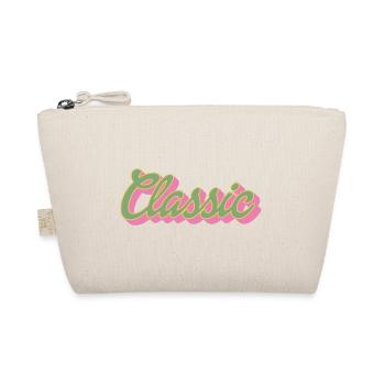 Classic Lettering | Colors can be changed - Organic Pouch - nature - Front
