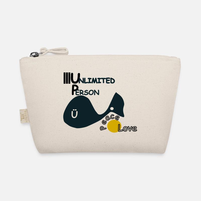 Peace and Love - Organic Pouch - nature