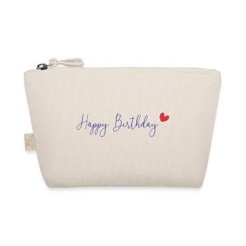 JAHRESTAG. ALLES GUTE ZUM GEBURTSTAG. ALLES GUTE ZUM GEBURTSTAG. - Bio-Täschchen - Natur - Vorne