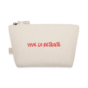 RETRAITE. BONNE RETRAITE. JOYEUSE RETRAITE. COEUR - Trousse biologique - nature - Devant