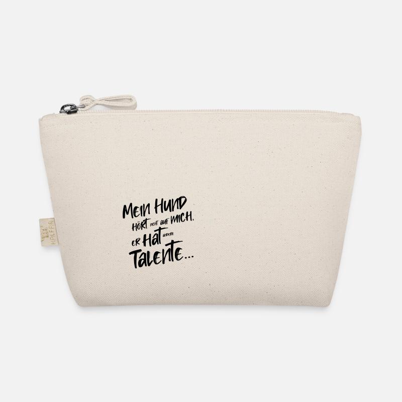 Mein Hund hat Talente! - Hunde Design Geschenkidee Bio-Täschchen