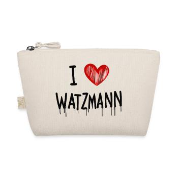Watzmann - Berge Leidenschaft Liebe - Bio-Täschchen - Natur - Vorne