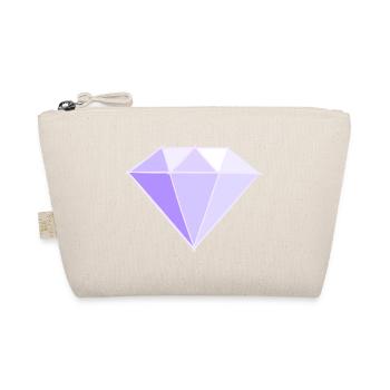 Gemstones: Diamond Drawing. Jewel symbol. - Organic Pouch - nature - Front