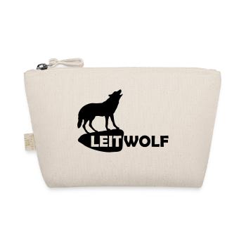 wolf alpha leader of the pack in packs howling - Organic Pouch - nature - Front