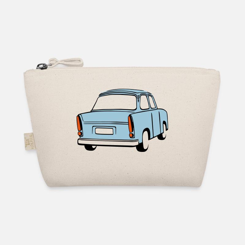 Sky blue Trabi  Organic Pouch