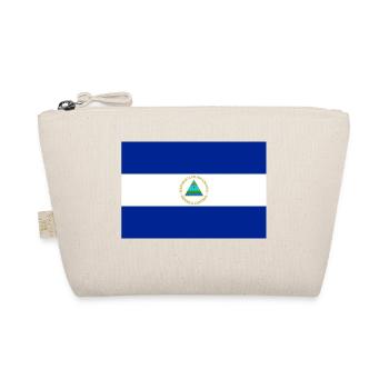 Flagge Nicaragua - Bio-Täschchen - Natur - Vorne