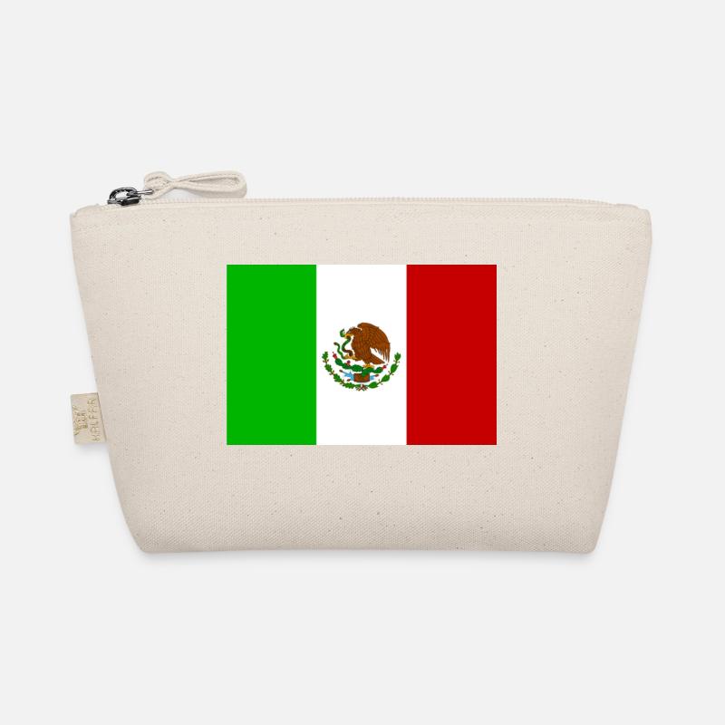 Flagge México - Bio-Täschchen - Natur