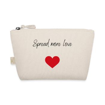 Spread more love - Bio-Täschchen - Natur - Vorne