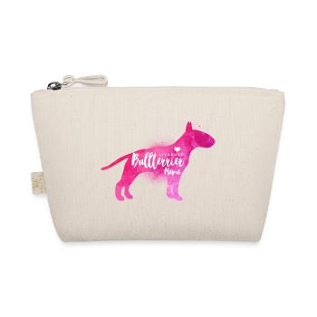 Liebende Bullterrier Mama - Bio-Täschchen - Natur - Vorne