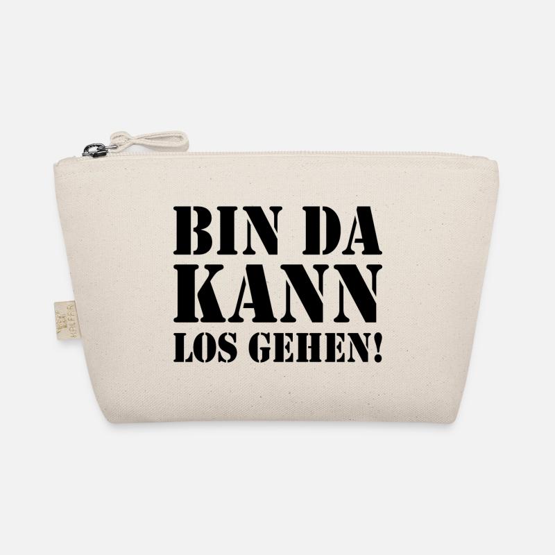 BIN DA KANN LOSGEHEN Bio-Täschchen