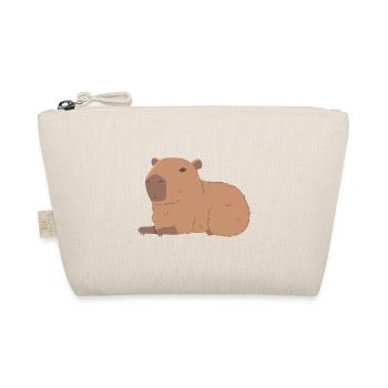 Resting Capybara - Organic Pouch - nature - Front