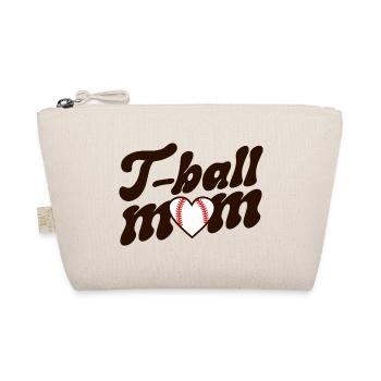 Retro Maman Joueuse De T-Ball Fan De Baseball - Trousse biologique - nature - Devant