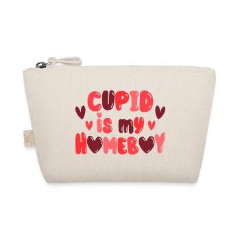 Pote Cupid Humor Valentine's Day Couple - Organic Pouch - nature - Front
