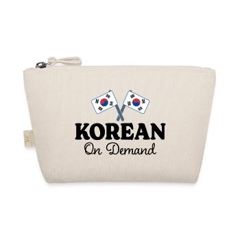 Korean on request Korean interpreter - Organic Pouch - nature - Front
