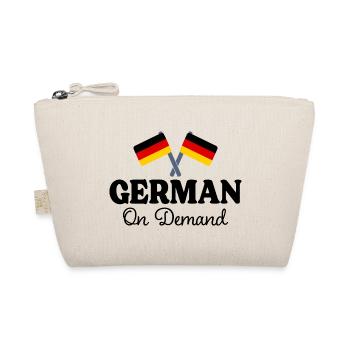 German on request German interpreter - Organic Pouch - nature - Front