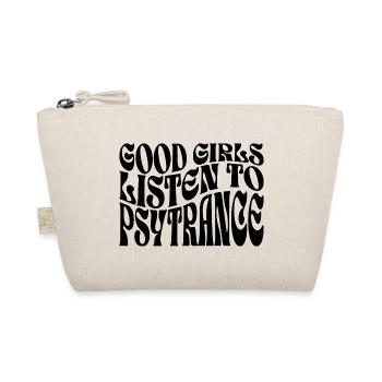 Filles Écoutent De La Psytrance Musique - Trousse biologique - nature - Devant