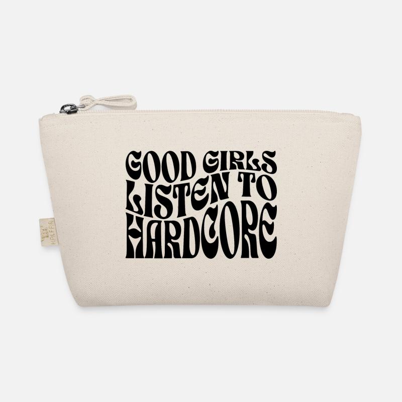 Filles Écoutent De La Hardcore Techno Trousse biologique