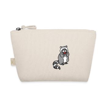 Raton laveur avec cœur - Trousse biologique - nature - Devant