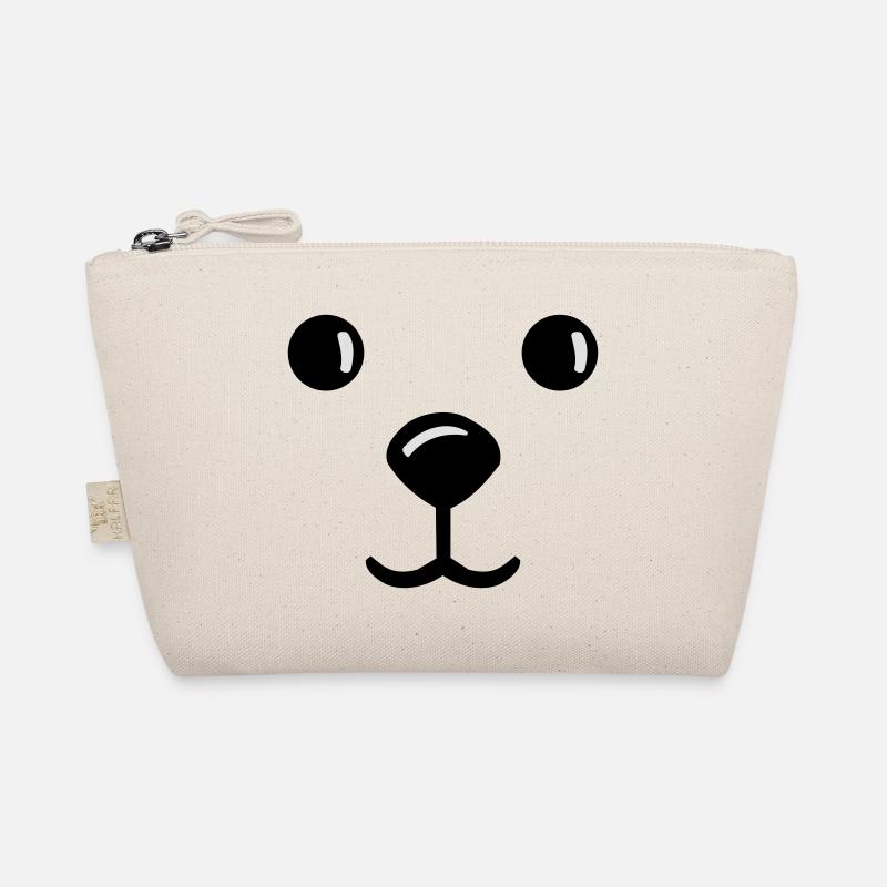 teddy face gesich smile teddybär Bio-Täschchen