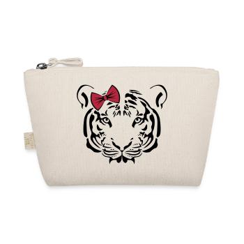 niedlicher Tiger CUTE EDITION - Bio-Täschchen - Natur - Vorne