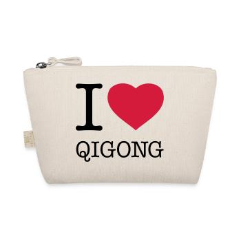 I LOVE QIGONG - Bio-Täschchen - Natur - Vorne