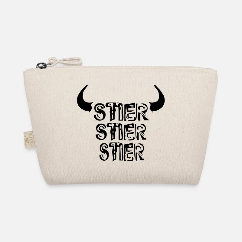 Stier, Stier, Stier!! - Bio-Täschchen - Natur