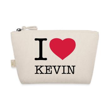 I LOVE KEVIN - Bio-Täschchen - Natur - Vorne