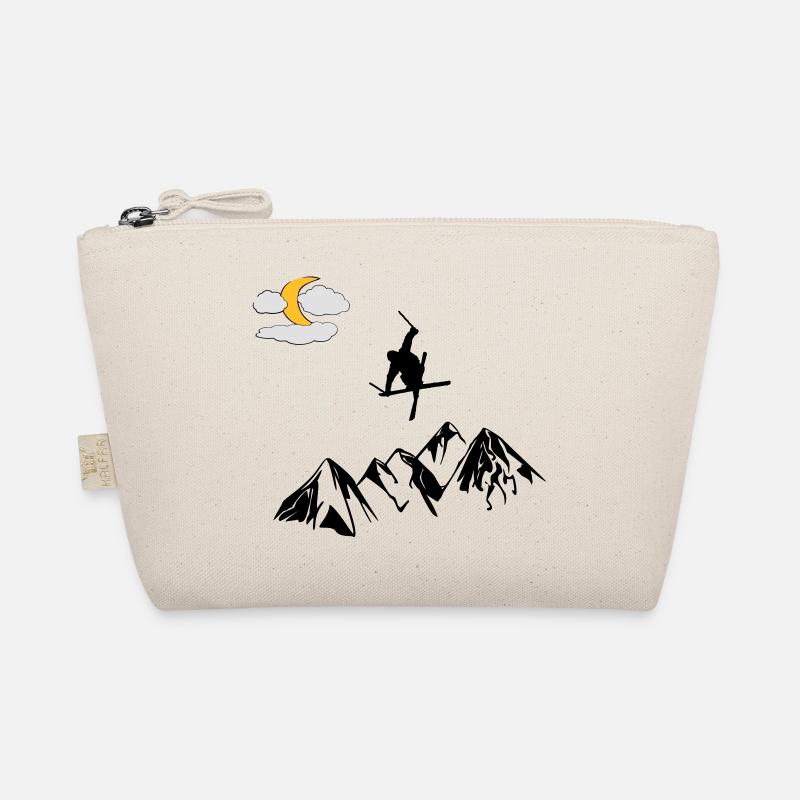 Montagne avec freestyle ski Trousse biologique