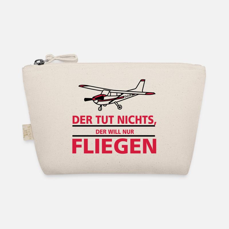 nurfliegen_cessna - Bio-Täschchen - Natur