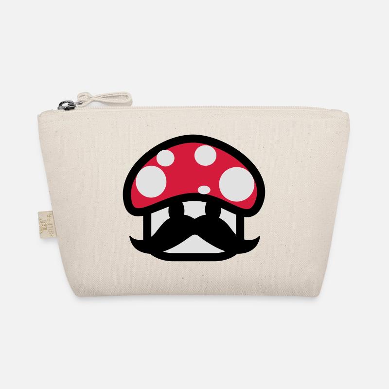 champignon avec moustache,dessin,jeux vidéo,drôle Trousse biologique