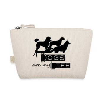 Dogs are my Life - Organic Pouch - nature - Front