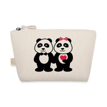 COUPLES PANDA - Trousse biologique - nature - Devant