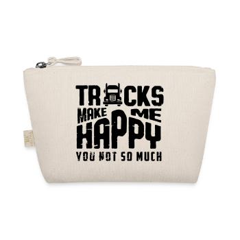 trucks makes me happy - you not so much - Bio-Täschchen - Natur - Vorne