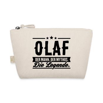 Mann Mythos Legende Olaf - Bio-Täschchen - Natur - Vorne