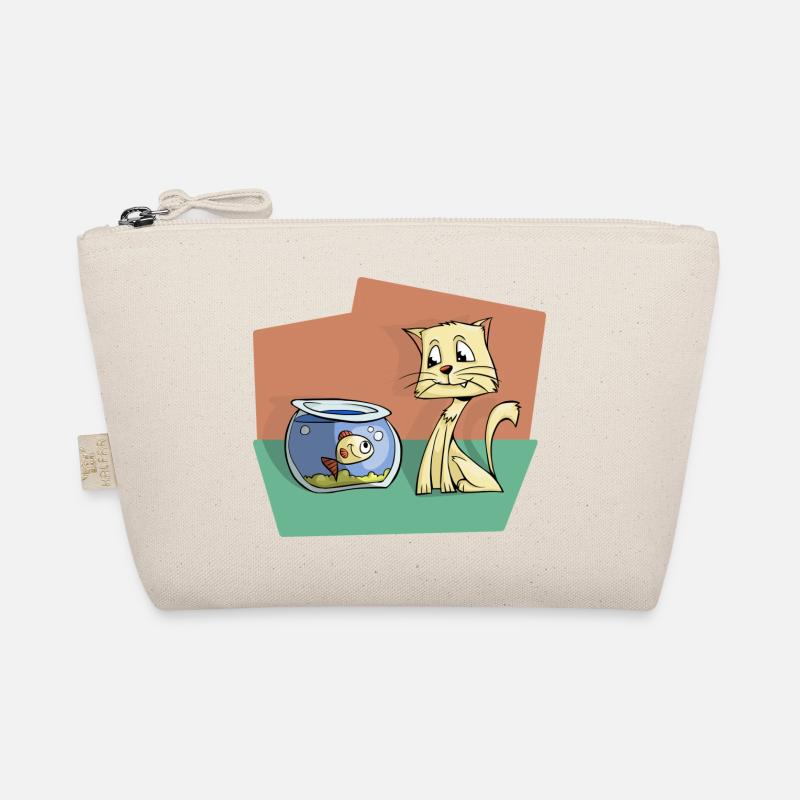 Chat avec des poissons Trousse biologique