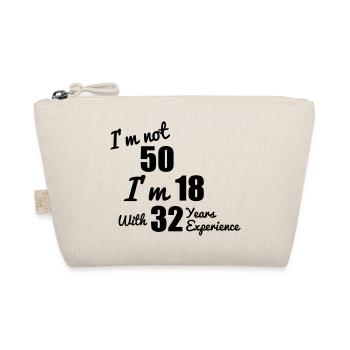 Not 50 years birthday,birthday gift - Organic Pouch - nature - Front