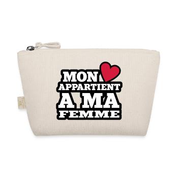 mon coeur appartient à ma femme - Trousse biologique - nature - Devant