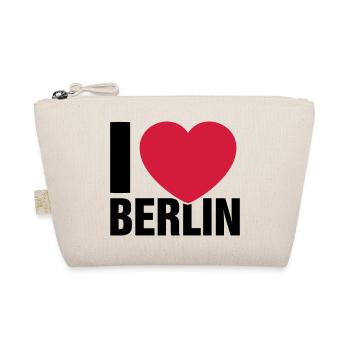 I love Berlin! - Bio-Täschchen - Natur - Vorne