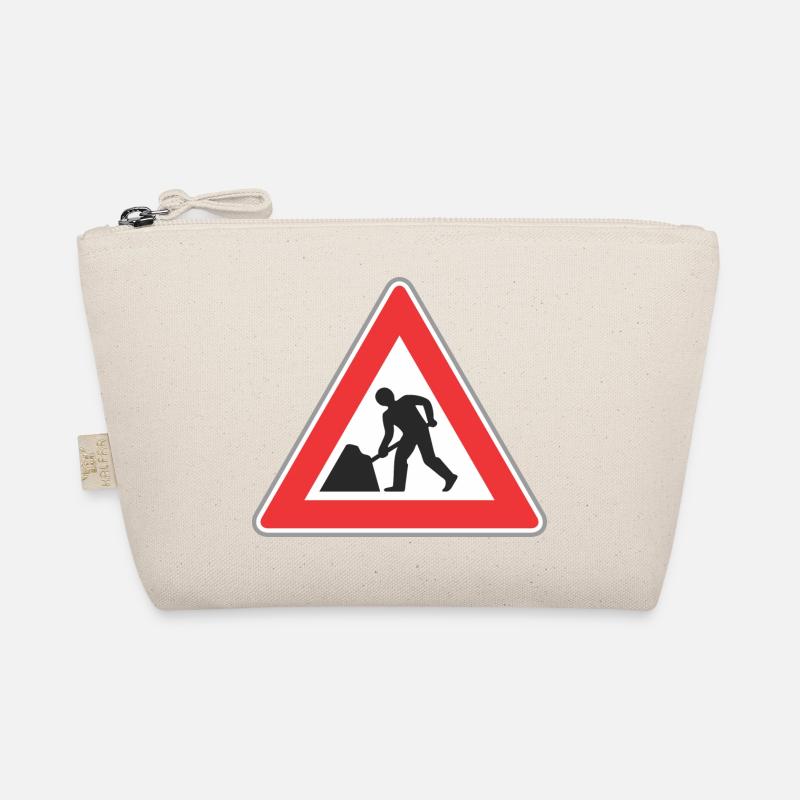 Road sign way reapir Organic Pouch