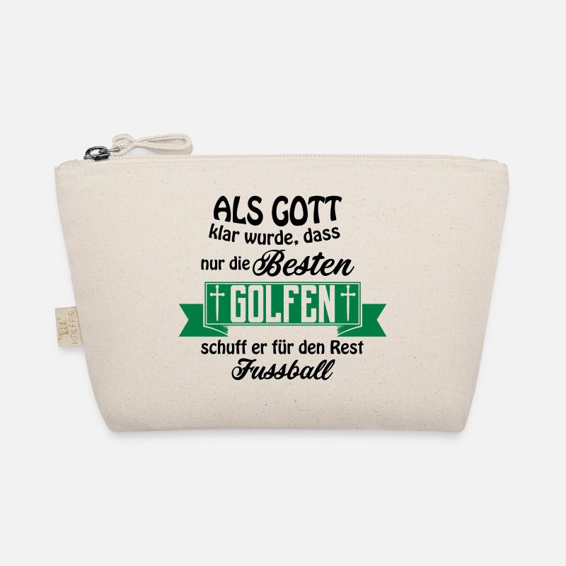 As God Golf football Organic Pouch