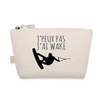 Je peux pas j'ai wake - Trousse biologique - nature - Devant