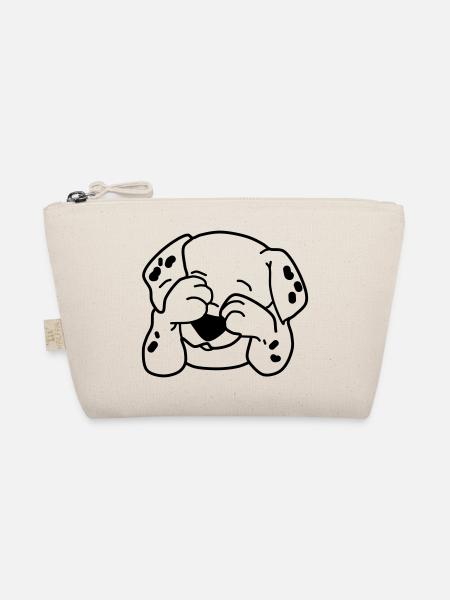 cute dog - cute animal - Organic Pouch - nature - Front
